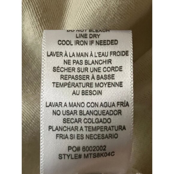 Bobeau Collection 100% Cotton Beige Blouse Top Sleeveless Size M - Picture 6 of 14